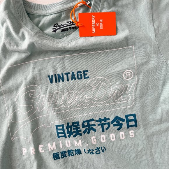 Superdry PG Lavel Outline Entry Tee Women's T-Shirt Size US 10 / NEW NWT - Picture 5 of 6